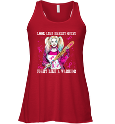 Harley Quinn Fight Like A Warrior Blood Cancer Awareness Racerback Tank - kambletee