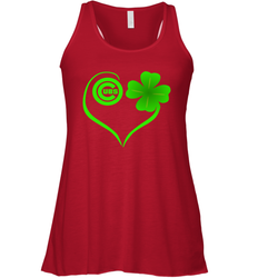 Chicago Cubs St Patrick's Day Heart Racerback Tank - kambletee