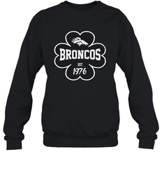 Patrick's Day Shamrock For Denver Broncos Fans Sweatshirt - kambletee