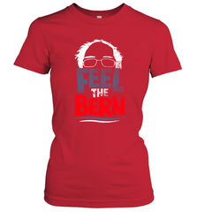 Feel The Bern Bernie Sanders 2020 Bernie Hair Vote President Women's T-Shirt - kambletee