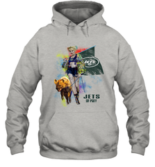 Harley Quinn New York Jets Of Prey Hoodie - kambletee