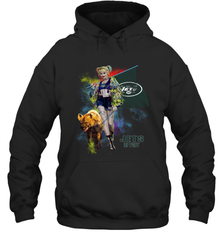 Harley Quinn New York Jets Of Prey Hoodie - kambletee