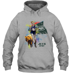 Harley Quinn New York Jets Of Prey Hoodie - kambletee