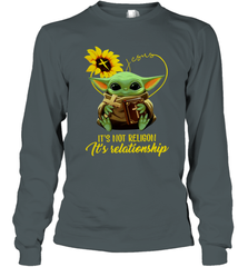 Baby Yoda Just It's Not Religion It's Relationship Long Sleeve T-Shirt - kambletee
