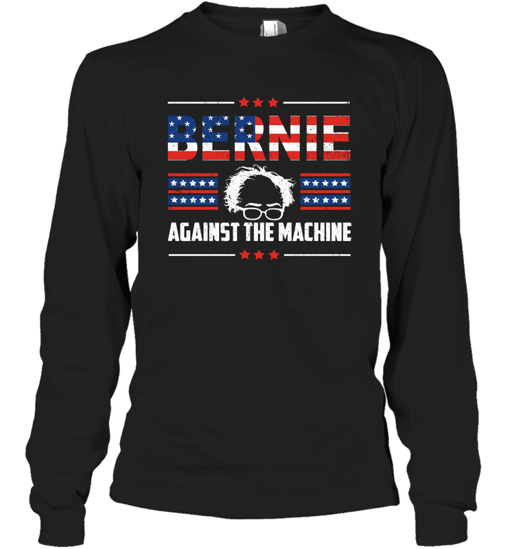 Bernie Sanders Against The Machine Red Star Bernie 2020 Long Sleeve T-Shirt - kambletee