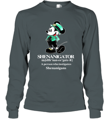 Mickey St Patricks day Shenanigator define Long Sleeve T-Shirt - kambletee