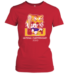 LSU Tigers Mickey Mouse National Championship 2020 Women's T-Shirt - kambletee