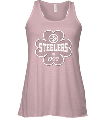 Patrick's Day Shamrock For Pittsburgh Steelers Fans Racerback Tank - kambletee