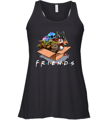 Baby Yoda Groot Stitch Toothless and Gizmo friends Racerback Tank - kambletee