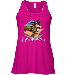 Baby Yoda Groot Stitch Toothless and Gizmo friends Racerback Tank - kambletee