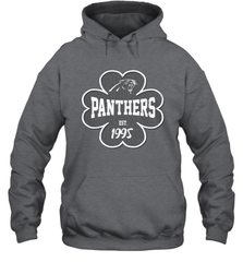 Patrick's Day Shamrock For Carolina Panthers Fans Hoodie - kambletee