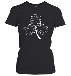 Autism shamrock St Patrick's day Women's T-Shirt - kambletee
