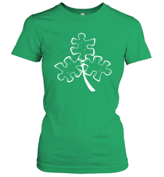 Autism shamrock St Patrick's day Women's T-Shirt - kambletee