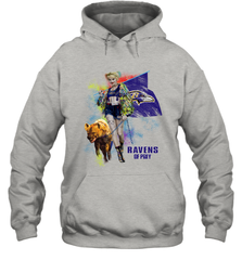 Harley Quinn Baltimore Ravens Of Prey Hoodie - kambletee