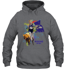 Harley Quinn Baltimore Ravens Of Prey Hoodie - kambletee