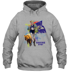 Harley Quinn Baltimore Ravens Of Prey Hoodie - kambletee