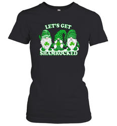 Gnomes let's get shamrocked St. Patrick's day Women's T-Shirt - kambletee