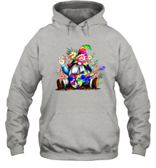 Gnome playing guitar St Patrick's Day Hoodie - kambletee
