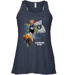 Harley Quinn Oakland Raiders Of Prey Racerback Tank - kambletee