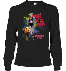 Harley Quinn Arizona Cardinals Of Prey Long Sleeve T-Shirt - kambletee