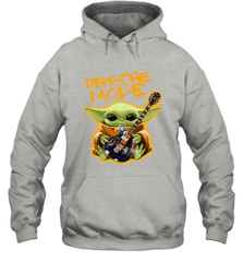 Baby Yoda Hug Guitar Depeche Mode Hoodie - kambletee