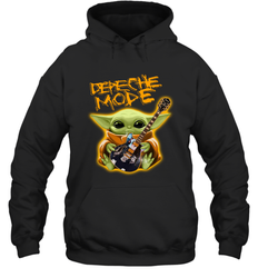 Baby Yoda Hug Guitar Depeche Mode Hoodie - kambletee