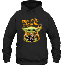 Baby Yoda Hug Guitar Depeche Mode Hoodie - kambletee