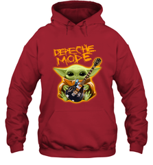 Baby Yoda Hug Guitar Depeche Mode Hoodie - kambletee