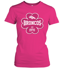 Patrick's Day Shamrock For Denver Broncos Fans Women's T-Shirt - kambletee