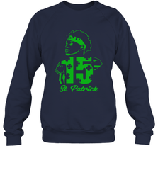 Happy St. Patrick's Day 15 Patrick Mahomes Kansas City Chiefs Sweatshirt - kambletee