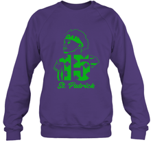 Happy St. Patrick's Day 15 Patrick Mahomes Kansas City Chiefs Sweatshirt - kambletee