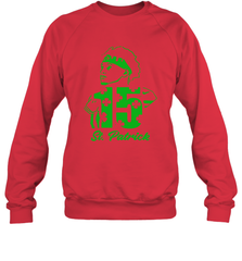 Happy St. Patrick's Day 15 Patrick Mahomes Kansas City Chiefs Sweatshirt - kambletee
