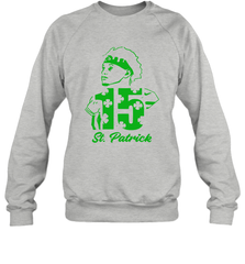 Happy St. Patrick's Day 15 Patrick Mahomes Kansas City Chiefs Sweatshirt - kambletee