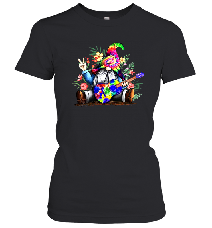 Gnome playing guitar St Patrick's Day Women's T-Shirt - kambletee