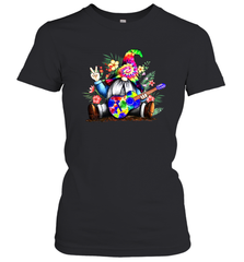 Gnome playing guitar St Patrick's Day Women's T-Shirt - kambletee