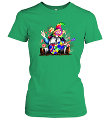 Gnome playing guitar St Patrick's Day Women's T-Shirt - kambletee