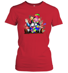 Gnome playing guitar St Patrick's Day Women's T-Shirt - kambletee