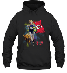 Harley Quinn Kansas City Chiefs Of Prey Hoodie - kambletee