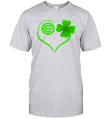 Chicago Cubs St Patrick's Day Heart Men's T-Shirt - kambletee