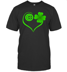 Chicago Cubs St Patrick's Day Heart Men's T-Shirt - kambletee