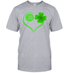Chicago Cubs St Patrick's Day Heart Men's T-Shirt - kambletee