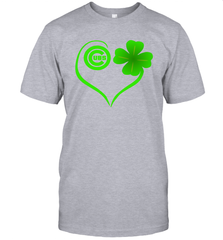 Chicago Cubs St Patrick's Day Heart Men's T-Shirt - kambletee