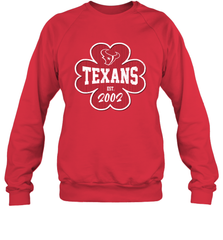 Patrick's Day Shamrock For Houston Texans Fans Sweatshirt - kambletee