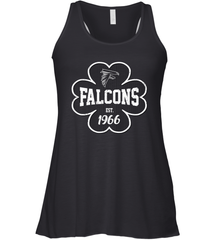 Patrick's Day Shamrock For Atlanta Falcons Fans Racerback Tank - kambletee