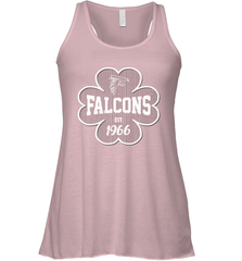 Patrick's Day Shamrock For Atlanta Falcons Fans Racerback Tank - kambletee