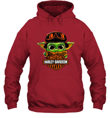 Star Wars Baby Yoda Motor Harley Davidson Cycles Hoodie - kambletee