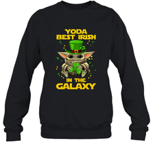Baby Yoda Best Irish In The Galaxy Sweatshirt - kambletee