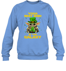 Baby Yoda Best Irish In The Galaxy Sweatshirt - kambletee
