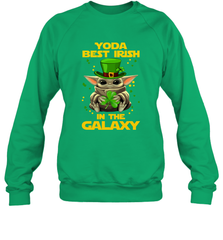 Baby Yoda Best Irish In The Galaxy Sweatshirt - kambletee