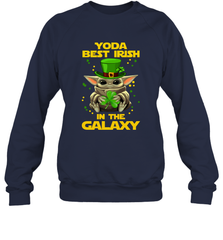 Baby Yoda Best Irish In The Galaxy Sweatshirt - kambletee